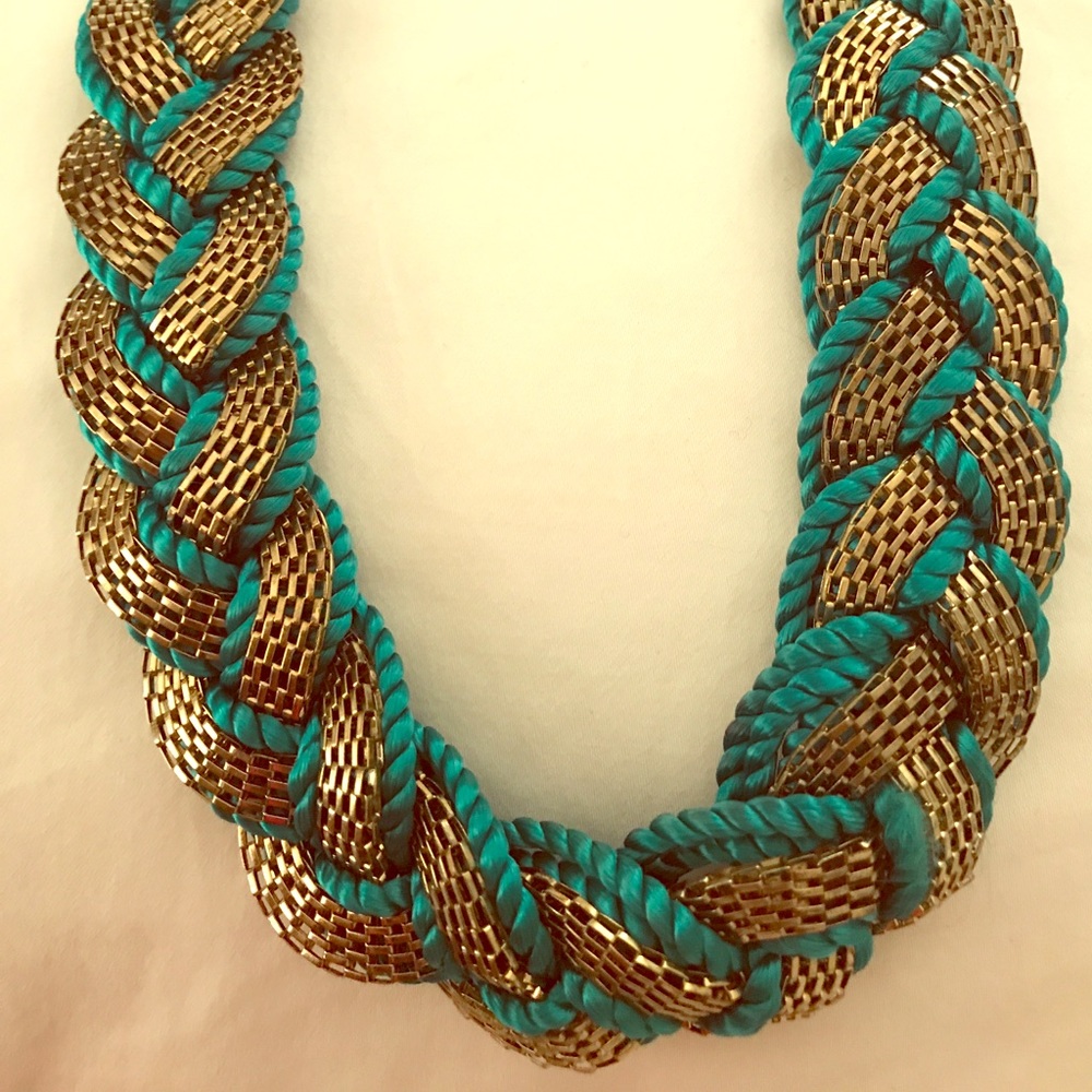 Turquoise and Gold Necklace